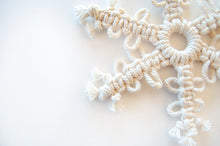 Load image into Gallery viewer, DIY Snowflake Macrame Kit - Set It Down