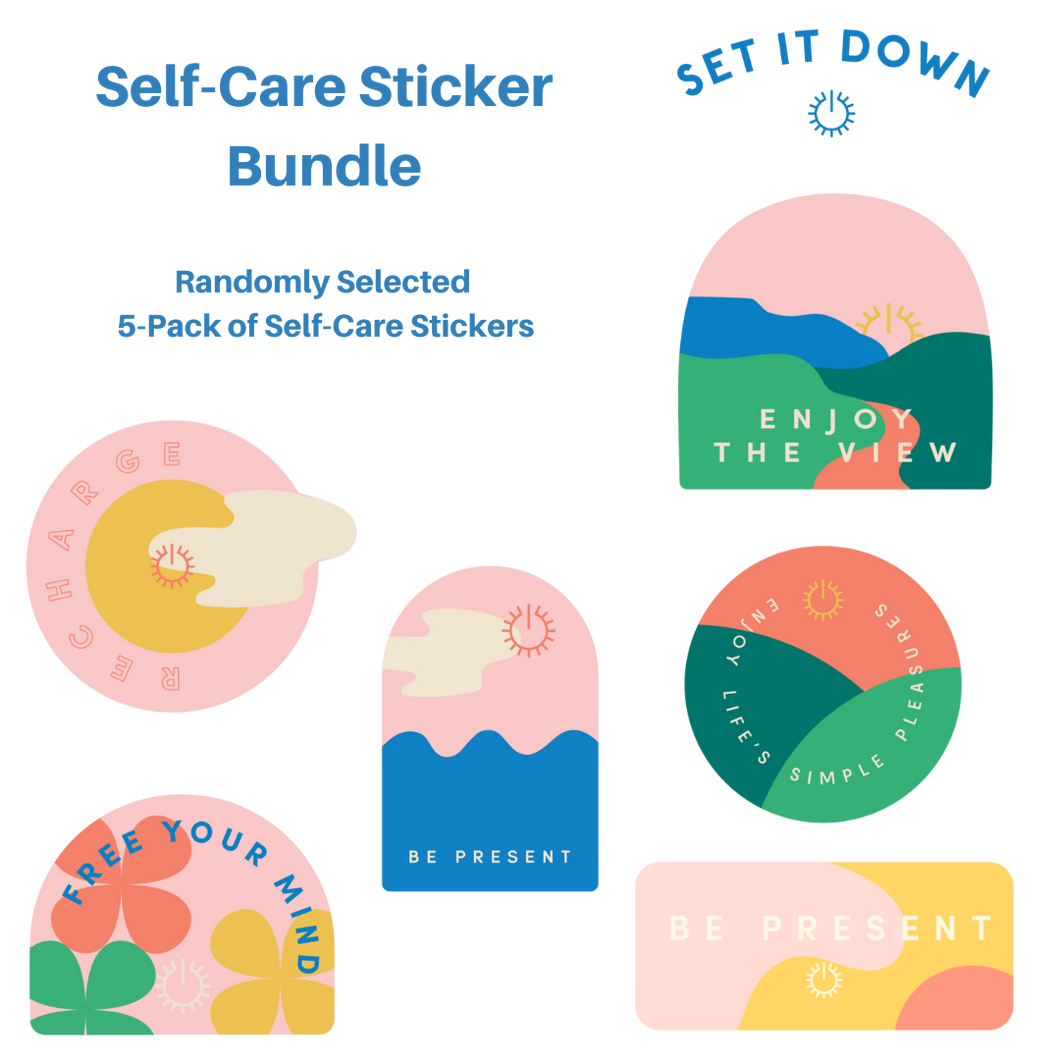 Self-Care Sticker Bundle by Set It Down