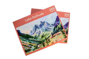 Lake Solitude Puzzle - 550 Piece Jigsaw Puzzle