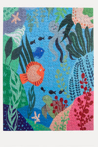 Underwater Puzzle     500 Piece Jigsaw Puzzle - Set It Down. Female artists crafted these beautiful jigsaw puzzles